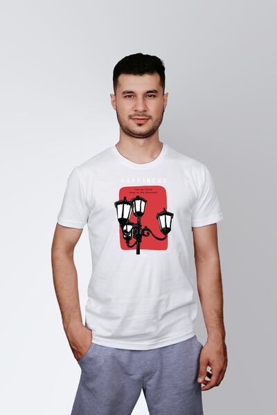 ErTaPassage Bela sreća Štampano muškarci T-shirt - T2794149