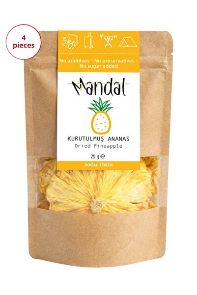 Mandal Dried Pineapple Slices Dried Pineapple 100 Grams