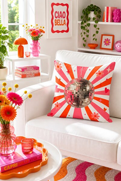 Bertille Home Σειρά Pop Art Κάλυμμα μαξιλαριού διπλής όψης με ψηφιακή εκτύπωση