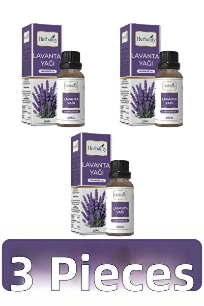 herbalıty زيت اللافندر 20 مل 3*قطعة