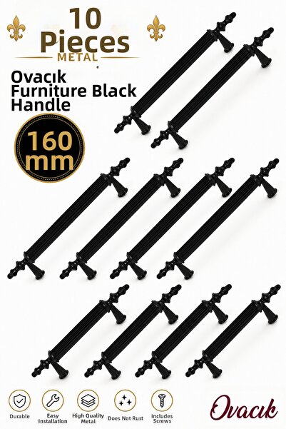 Badem10 10 bucăți 160 mm Ovacık Mobilier Bucătărie Sertar Dulap Ușă Dulap Mân...
