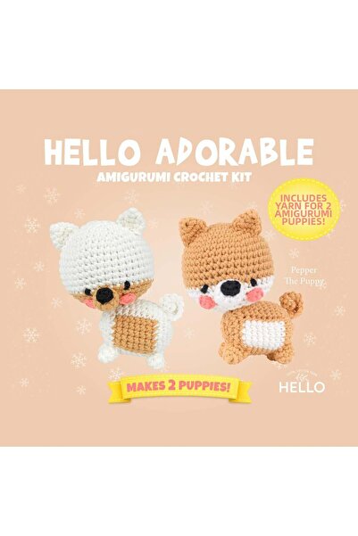 Hello Craft Комплект за амигуруми, Мини комплект за плетене КУЧЕНЦА