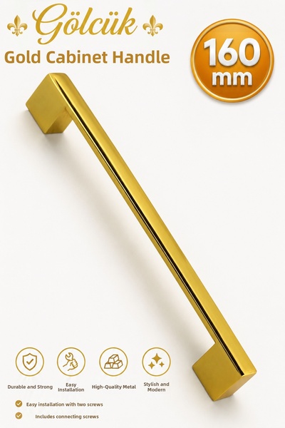 Badem10 Gölcük Mobilier plat Sertar de bucătărie Dulap Ușă dulap Mâner metali...