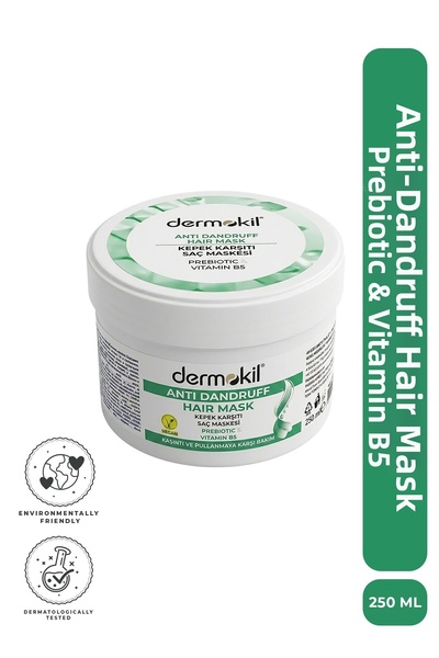Dermokil قناع العناية بالشعر المضاد للقشرة (بريبايوتك-فيتامين ب5) 250 مل