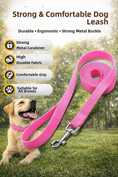 Vi Caro Dog Walking Leash Strap Black Leash Rope Walking Rope for Dogs up to ...