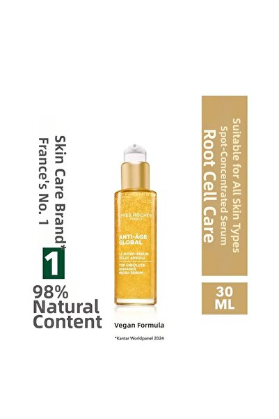 Yves Rocher Concentrated Serum-Hyaluronic Acid-Anti-Aging and Anti-Blemish Pl...