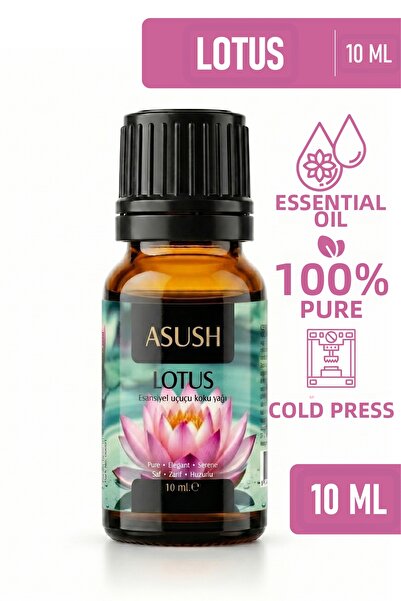 ASUSH زيت اللوتس العطري 10 مل - عطر زهري أنيق ودائم للبيئة المحيطة