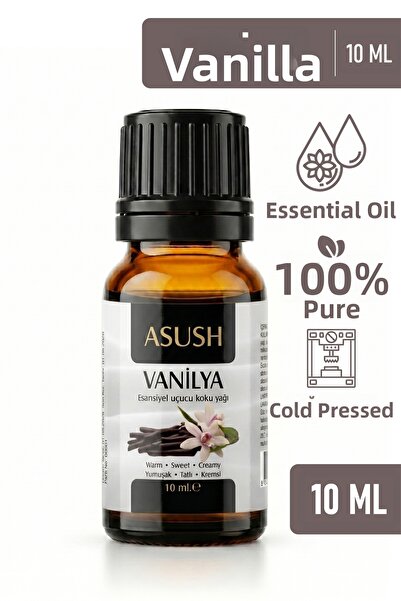 ASUSH زيت الفانيليا العطري 10 مل - عطر حلو ودافئ ويدوم طويلاً