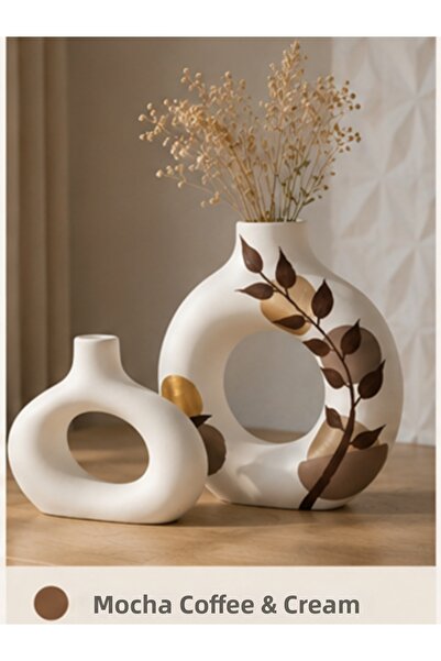 LUNİVAA HOME Modern Bohemian Home, Office and Gift Decorative Vase Set |   Ha...