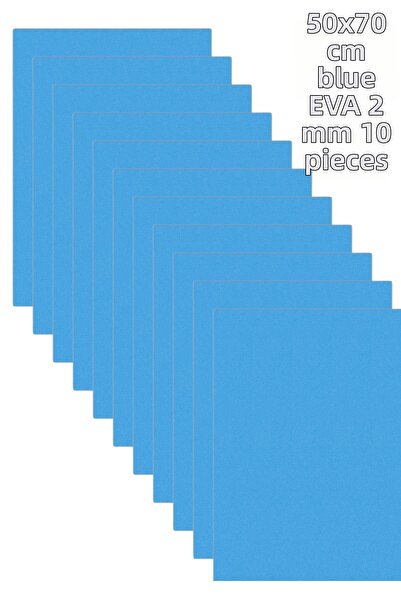 SEYFİKİRTASİYE 50x70 cm blue eva 2 mm 10 pieces