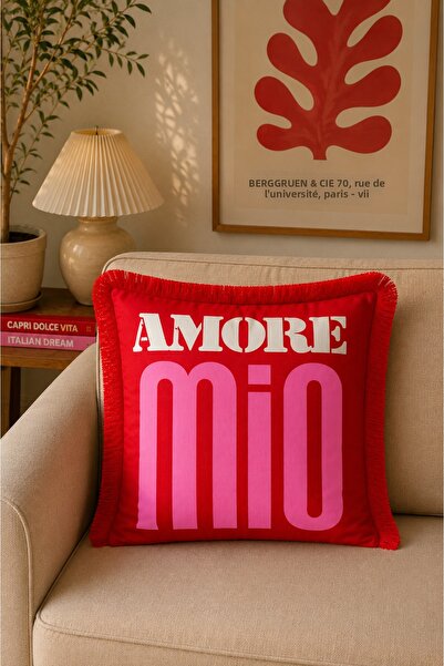 Skhome Double-Sided Decorative Energetic & Living Room Decor Fringed Throw Pi...