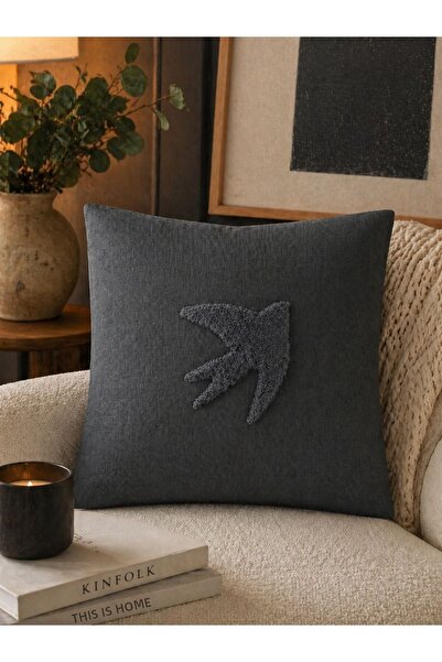 BAYBAYANAY Punch Embroidered Cushion Cover 45X45 cm |   Swallow |   Home |   ...