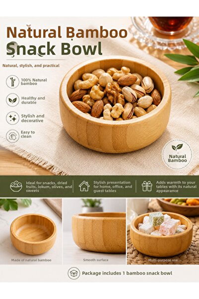 kumkumticaret Snack Tray Wood