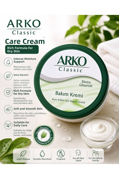 BuradaBuldun Classic Extra Glycerin Care Cream - Intensive Moisturizing Cream...