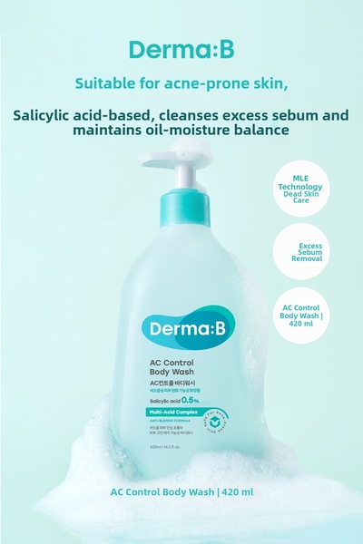 Derma B Derma:B Ac Control Body Wash, a Shower Gel That Purifies and Maintain...