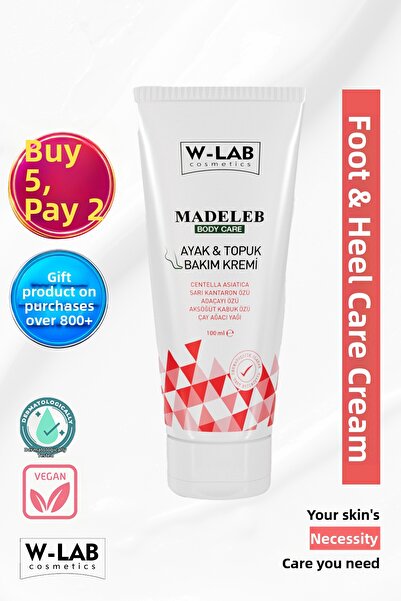 W-Lab Cosmetics Foot and Heel Care Cream 100 ML