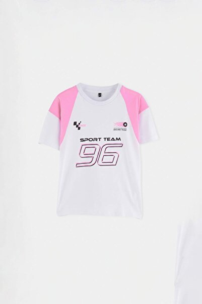 TRENDYOLKIDS Ecru Girl's T-Shirt