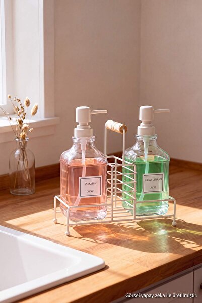 TRENDYOLMİLLA HOME 2er-Set Küchenreinigungsmittelbehälter TPHAW27SBN00002