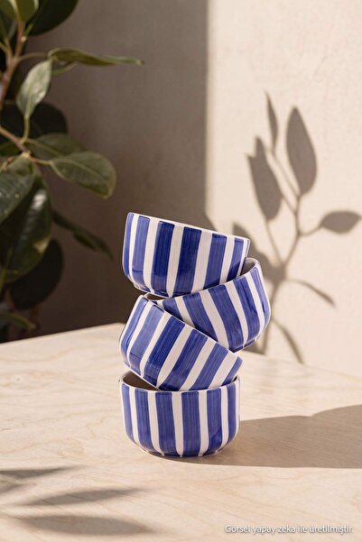TRENDYOLMİLLA HOME Set de 4 boluri (diametru 10,5 cm, înălțime 5,7 cm) TPHAW2...
