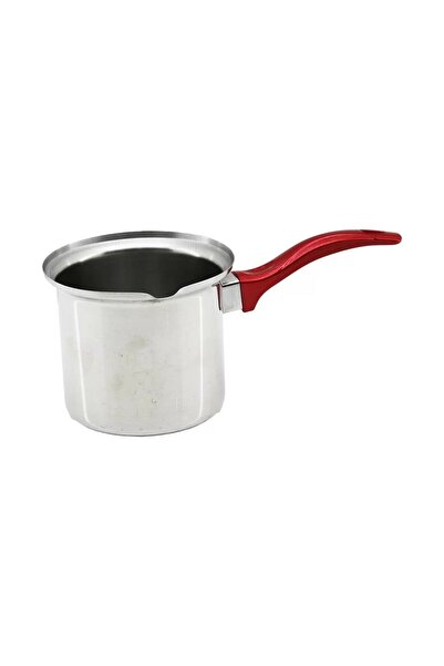 Generic Brand No-7 Steel Coffee Pot Red Handle (5047)