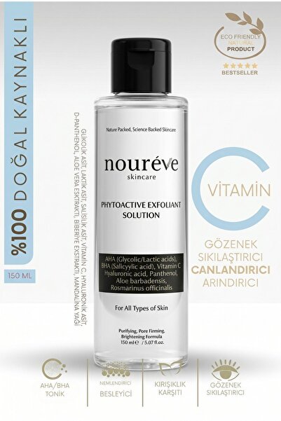 noureve Siyah Nokta, Akne Ve Leke Karşıtı Tonik | Aha Bha C Vitamini, Cilt To...