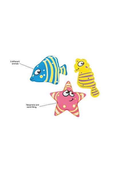 BS Toys Set pentru scufundari Peste, calut de mare si steluta de mare,