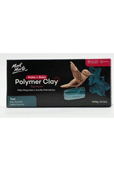 Mont Marte Make n Bake Polimer Kil Signature 400g - Teal