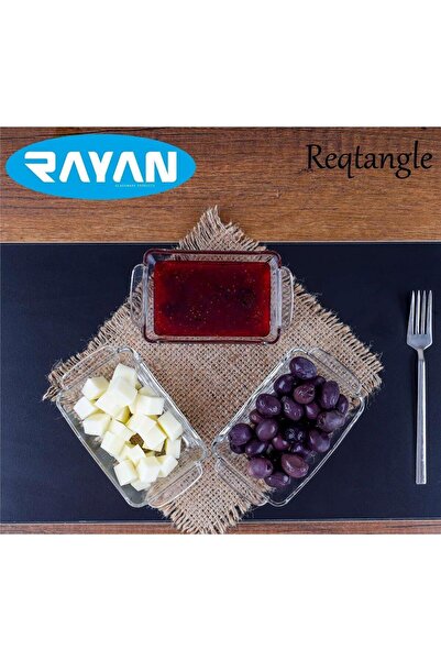 Rayan وعاء مقبض مستطيل 6 قطع (12)