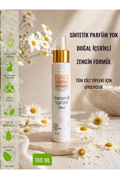 SvetaChinar 100 ML Papatya Toniği Gözenek Sıkılaştırıcı ve Leke Karşıtı Akne ...