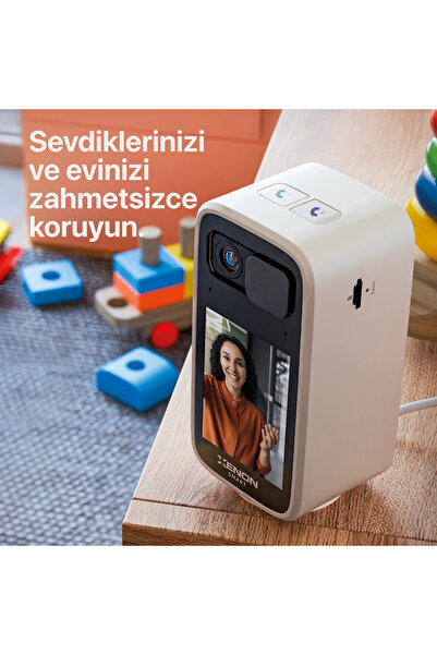 Xenon Smart Ekranlı Akıllı İkili İç Mekan Güvenlik Kamera Seti Kameradan Kameraya Konuşma