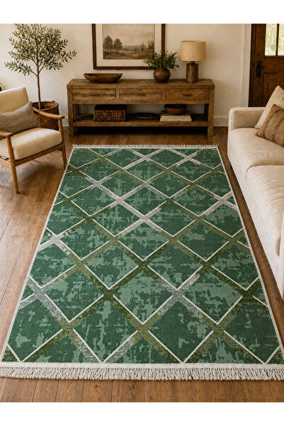 VEZİROĞLU KİLİM Pamuklu Dokuma Çift Taraflı 1. Kalite Kilim Yıkanabilir Halı ...