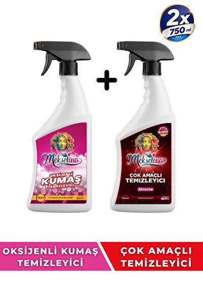 Oksijenli Kumaş Temizleyici 750 ml + Çok Amaçlı Temizleyici 750 ml