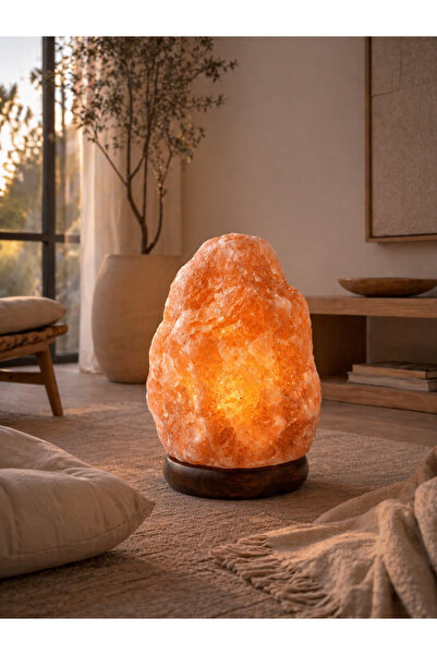 Enerji Taşım Himalayan Salt Lamp 3-4 Kg, Natural Rock Salt Lamp Himalayan Salt Lamp