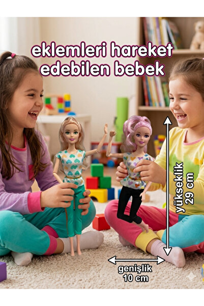 çınaroğlu avm Sonsuz Hareketler Fashion Bebek 29 cm Vakumda Spor Kıyafetler