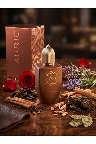 AURIC عطر وارد أفريكانو EDP – 100 مل عطر فاخر للجنسين – برائحة الجلد والورد و...