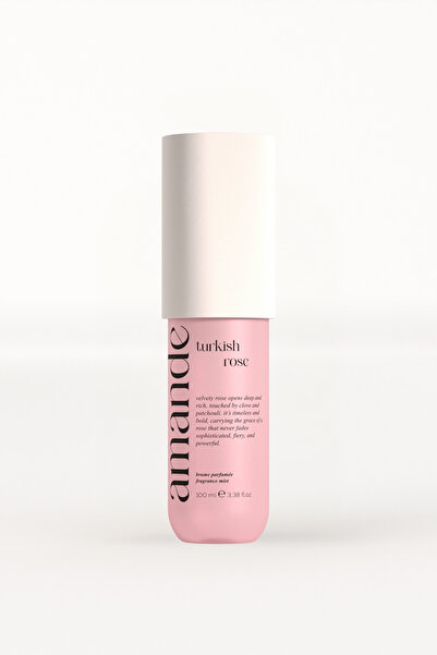 Amande Turkish Rose Body Mist 100 ml | Gül Kokulu, Kalıcı Etki, Vücut Spreyi