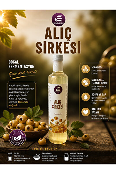 EYLÜLZADE Alıç Sirkesi Organik ve Katkısız