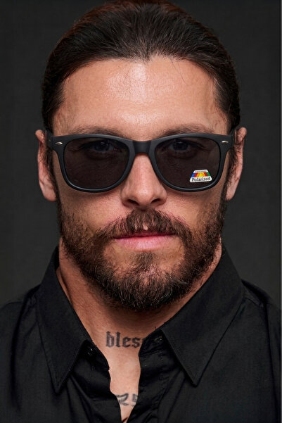 BAPPİR Wayfarer Polarized Men's Spring Hinge High Quality Sunglasses Matte Frame