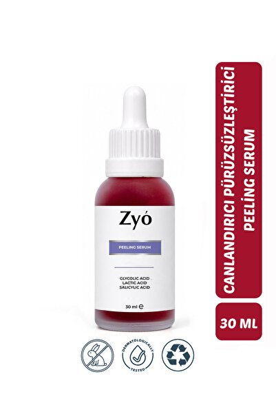 Zyo Red Peeling Serum Aha 10% + Bha 2% Kırmızı Peeling Serum Cilt Tonu Eşitle...