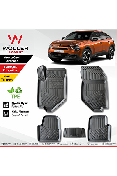 wöller Citroen C4 Paspas 2021 2026 Arası Uyumlu 3d Havuzlu Paspas