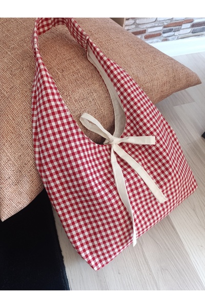 ÖZLEM HANDMADE Liquid Repellent Fabric Pöti̇kare Hobo Handbag