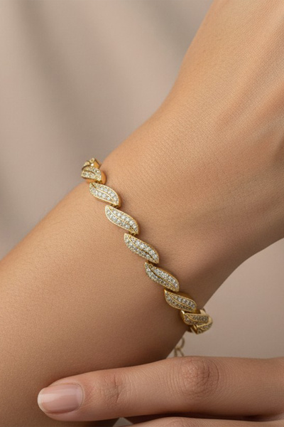XUPING JEWELRY Stil IncXupıng Jewelry i/ 14 Ayar Altın Kaplama Opia Taşlı Mod...