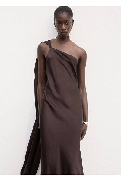 MANGO Woman Rochie asimetrică din satin