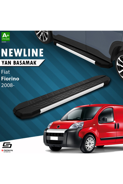 S Dizayn Fiat Fiorino NewLine Aluminyum Yan Basamak 173 Cm 2008 Üzeri A+ Kali...