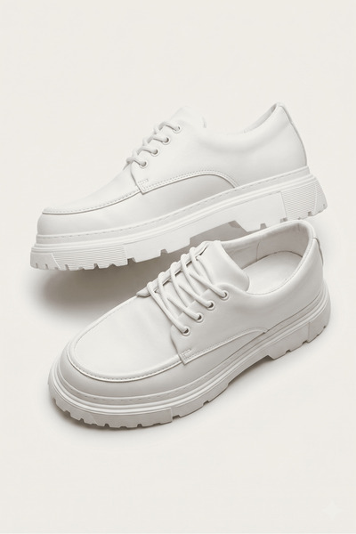 Zerenyus Zrk-X6 High Quality White Lace-Up Casual Men's Classic Shoes