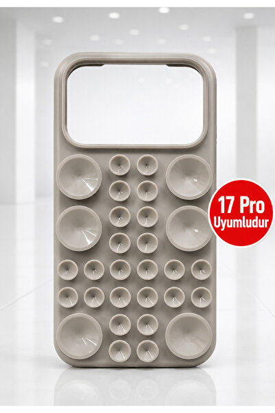 CAMCI Sadece İPhone 17 PRO Uyumlu Kendiliğinden Vantuzlu Yeni Sezon Tarz Kılı...