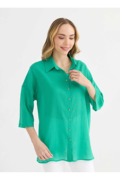 Selen Yeşil Kadın Bluz 26YSL8418