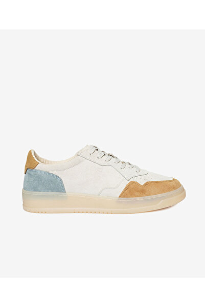 Greyder Erkek Taba Gri Hakiki Deri Sneaker Ayakkabı 4Y1SA62609