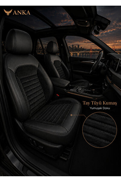 Anka PARİS SERİSİ TAYTÜYÜ VE DERİ -ÖZEL DİKİM- TAM SET Oto koltuk kılıfı