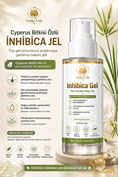 tulip life Inhibica Gel | Tüy Görünümünü Azaltmaya Yardımcı Bakım Pürüzsüz & ...